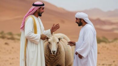 قصة عربية - راعي الغنم والرجل الصالح - بيوتناTV